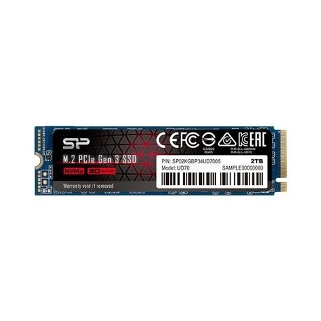 SSD disk 2TB NVMe SILICON POWER UD70, SP02KGBP34UD7005