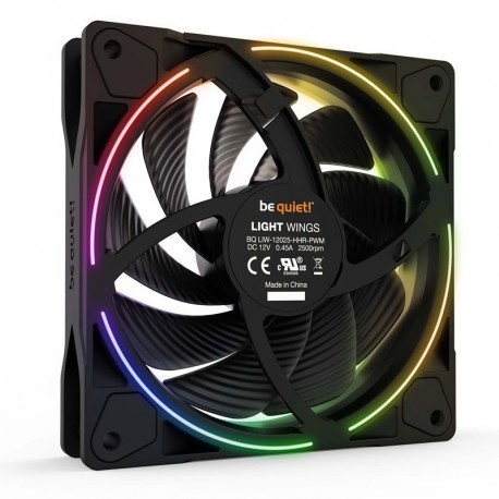 Ventilator BE QUIET! LIGHT WINGS Triple RGB 120mm 4-pin PWM