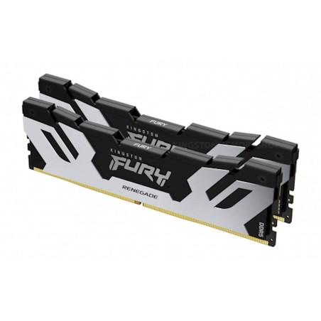 Pomnilnik DDR5 32GB (2x16GB) 6400 FURY Renegade Silver, KF564C32RSK2-32