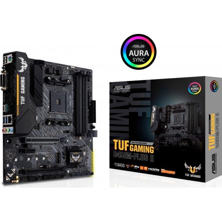 Matična plošča ASUS TUF GAMING B450M-PLUS II, DDR4, AM4, mATX