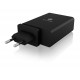 Icybox 4 portni 100W USB polnilnik s Power Delivery 3.0 in GaN podporo