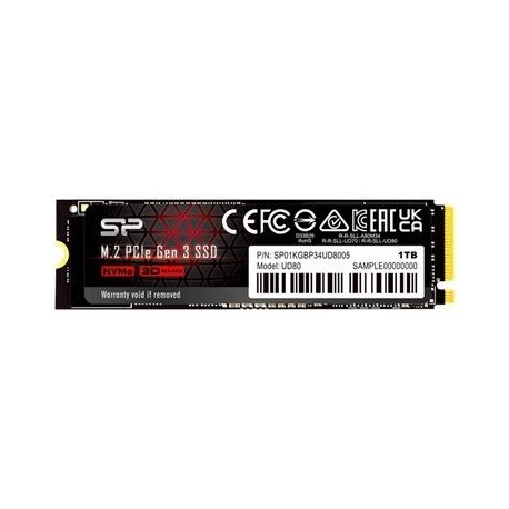 SSD disk 1TB NVMe SILICON POWER UD80, SP01KGBP34UD8005