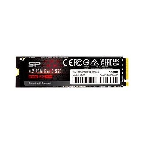 SSD disk 500GB NVMe SILICON POWER UD80, SP500GBP34UD8005