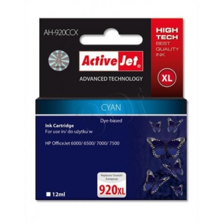 ActiveJet cyan črnilo HP CD972 920 XL, AH-920CCX