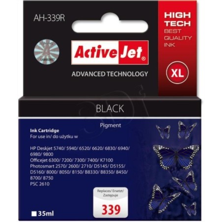 ActiveJet črno črnilo HP C8767EE 339, AH-339R