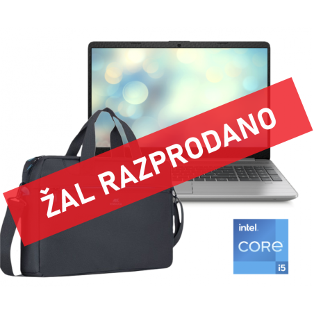 Prenosnik HP 250 G8 i5-1135G7, 8GB, SSD 512GB, W11H+ torbica