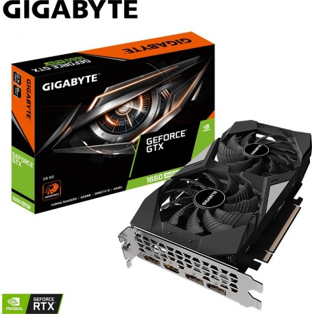 Grafična kartica GIGABYTE GeForce GTX 1660 SUPER OC 6GB, GV-N166SD6-6GD