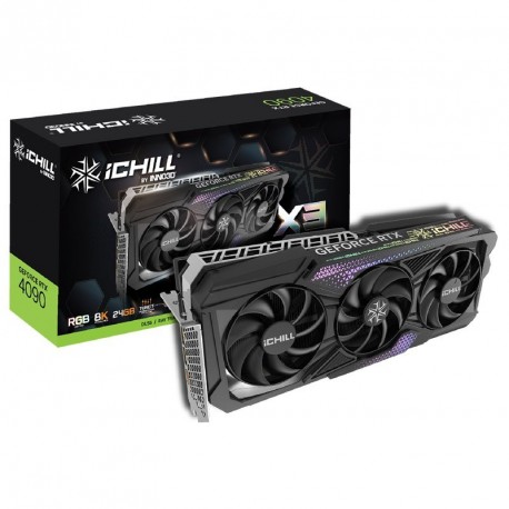 Grafična kartica INNO3D ICHILL X3 GeForce RTX 4090 24GB, C40903-246XX-1833VA4