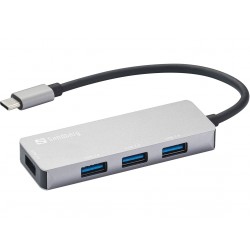 Sandberg USB-C hub 1x USB 3.0 + 3x 2.0