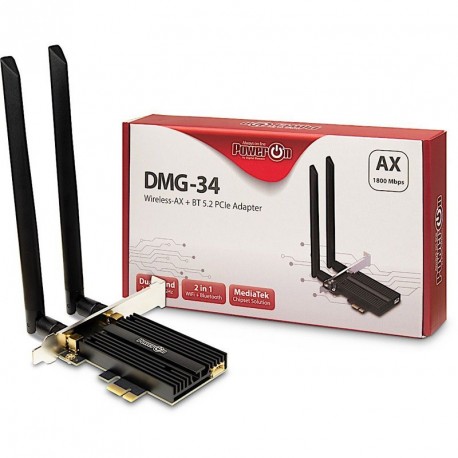 INTER-TECH DMG-34 AX1800 WLAN PCI express mrežna kartica