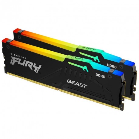 Pomnilnik DDR5 32GB (2x16GB) 6000MHz KINGSTON Fury Beast RGB