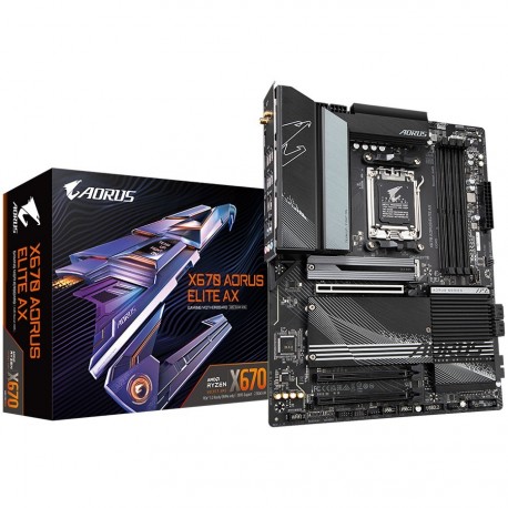 Matična plošča GIGABYTE X670 AORUS ELITE AX Wi-Fi AM5, DDR5, ATX