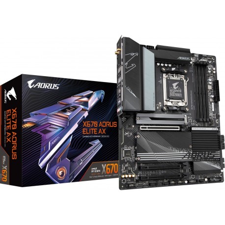 Matična plošča GIGABYTE X670 AORUS ELITE AX, DDR5, AM5, ATX