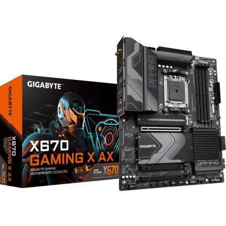Matična plošča GIGABYTE X670 GAMING X AX, DDR5, SATA3, AM5, ATX