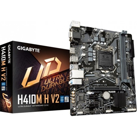 Matična plošča GIGABYTE H410M H V2, DDR4, LGA1200, mATX