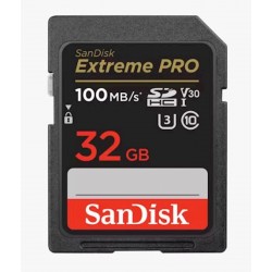 Pomnilniška kartica SDHC SANDISK 32GB EXTREME PRO, 100/90MB/s, UHS-I, U3, C10, V
