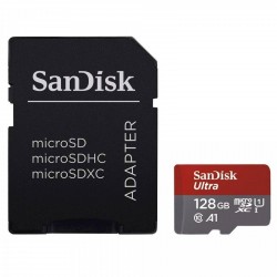 Pomnilniška kartica SDXC SANDISK MICRO 128GB ULTRA, 140MB/s, UHS-I, C10, A1