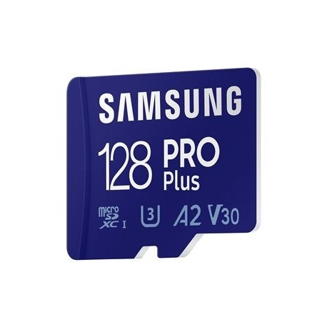 Pomnilniška kartica SAMSUNG PRO Plus 128GB microSDXC UHS-I U3 160MB/s Full HD 4K