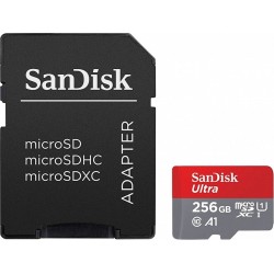 Pomnilniška kartica SDXC SANDISK MICRO 256GB ULTRA, 150MB/s, UHS-I, C10, A1, ada