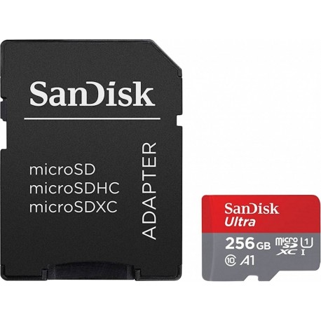 Pomnilniška kartica SDXC SANDISK MICRO 256GB ULTRA, 150MB/s, UHS-I, C10, A1, ada