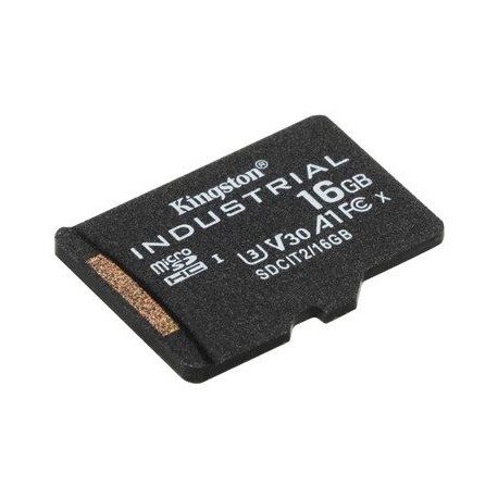 Pomnilniška kartica KINGSTON 16GB microSDHC Industrial C10 A1 pSLC Card Single P