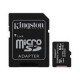 Pomnilniška kartica KINGSTON 64GB microSDXC Canvas Select Plus 100R A1 C10 Three
