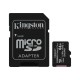 Pomnilniška kartica KINGSTON 64GB microSDXC Canvas Select Plus 100R A1 C10 Two P
