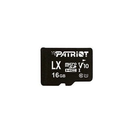 Pomnilniška kartica PATRIOT LX Series 16GB MICRO SDHC V10 90/40