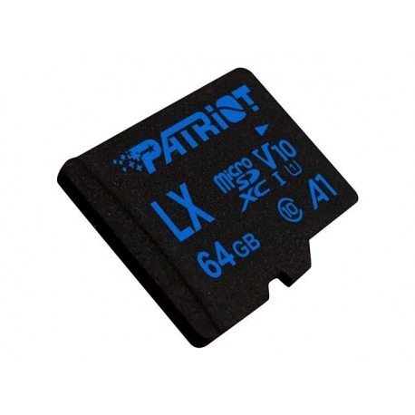Pomnilniška kartica PATRIOT LX Series 64GB MICRO SDHC V10 90/40