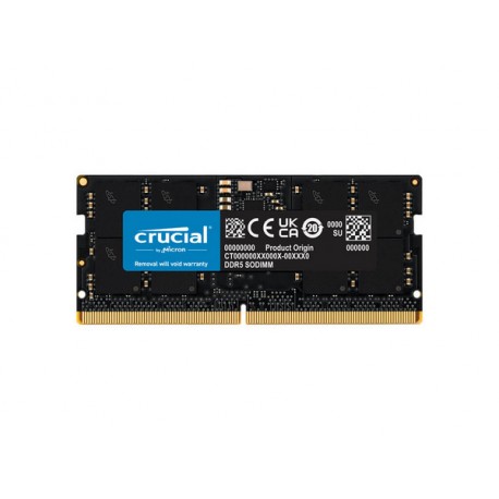 RAM SODIMM DDR5 32GB PC5-38400 4800MT/s CL40 1.1V Crucial