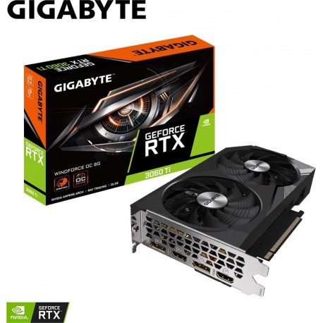 Grafična kartica GIGABYTE GeForce RTX 3060 Ti WINDFORCE OC 8GB