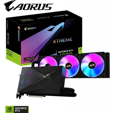 Grafična kartica GIGABYTE AORUS GeForce RTX 4080 XTREME WATERFORCE, 16GB GDDR6X