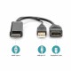 Adapter HDMI M - Displayport 4K 30Hz 20cm Digitus 9707022