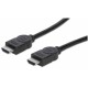 HDMI High Speed kabel 1 m črn MANHATTAN