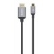 Kabel USB-C moški/HDMI moški MAHATTAN, (UHD) 4K@60Hz, 1 m, črna