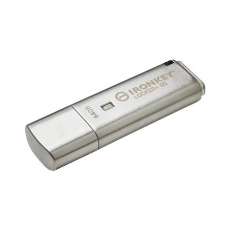 USB ključek KINGSTON 64GB IKLP50 AES USB w/256bit
