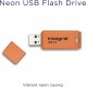 USB ključek INTEGRAL 64 GB NEON 3.0. ORANŽEN, INFD64GBNEONOR3.0