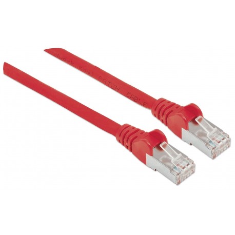 Mrežni kabel Intellinet 1 m Cat6A, CU, Rdeč
