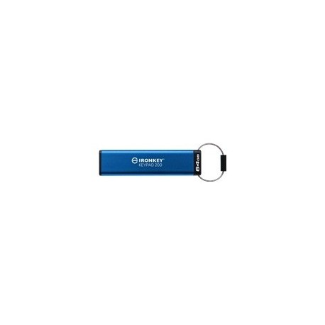 USB ključek KINGSTON 64GB IronKey Keypad 200 FIPS 140-3 Lvl 3 Pending AES-256