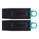 USB ključek KINGSTON 64GB USB3.2 Gen 1 DataTraveler Exodia dvojno pakiranje