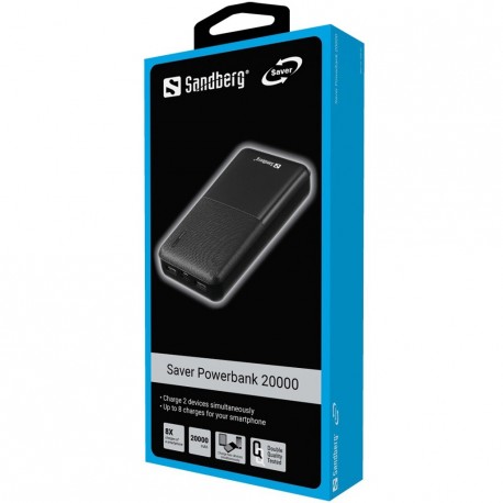 Prenosna baterija Powerbank Sandberg Saver Powerbank 20000 mAh prenosna baterija