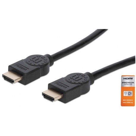 Kabel HDMI kabel z Ethernetom 1,8 m črn MANHATTAN