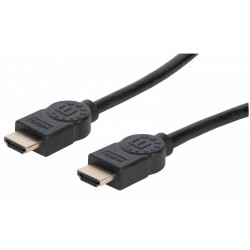 Kabel HDMI kabel z Ethernetom 2 m črn MANHATTAN