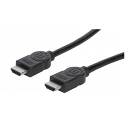 Kabel HDMI kabel z Ethernetom 3 m črn MANHATTAN