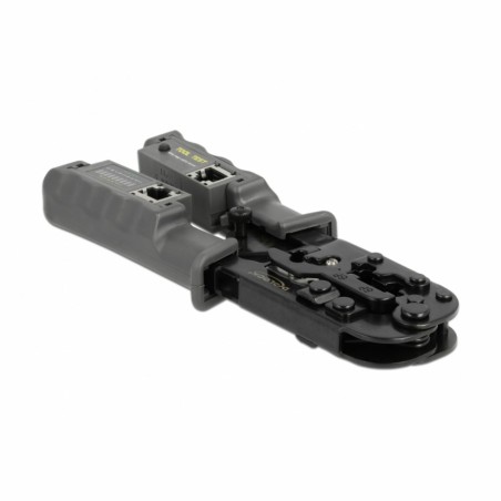 Klešče za RJ45/RJ10/RJ11/RJ12 konektorje + mrežni tester Delock