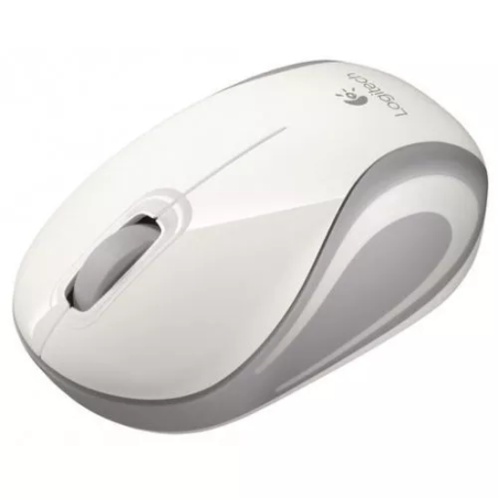 Miška Logitech M187 Wireless, bela