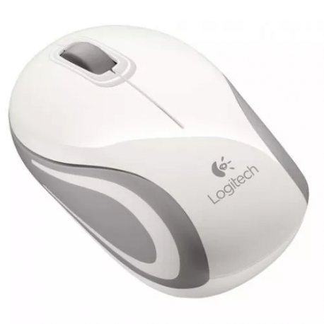 Miška Logitech M187 Wireless, bela