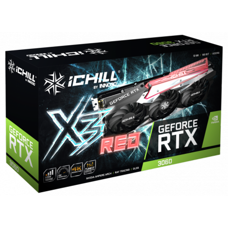 Grafična kartica INNO3D GeForce RTX 3060 iChill X3 RED 12GB