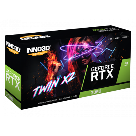 Grafična kartica INNO3D GeForce RTX 3060 Twin X2 12GB