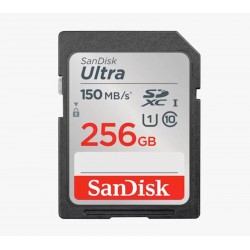 Pomnilniška kartica SDXC SanDisk 256GB Ultra, 150MB/s, UHS-I, C10